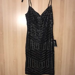 NWT Express Sequin Slip Dress size 6
